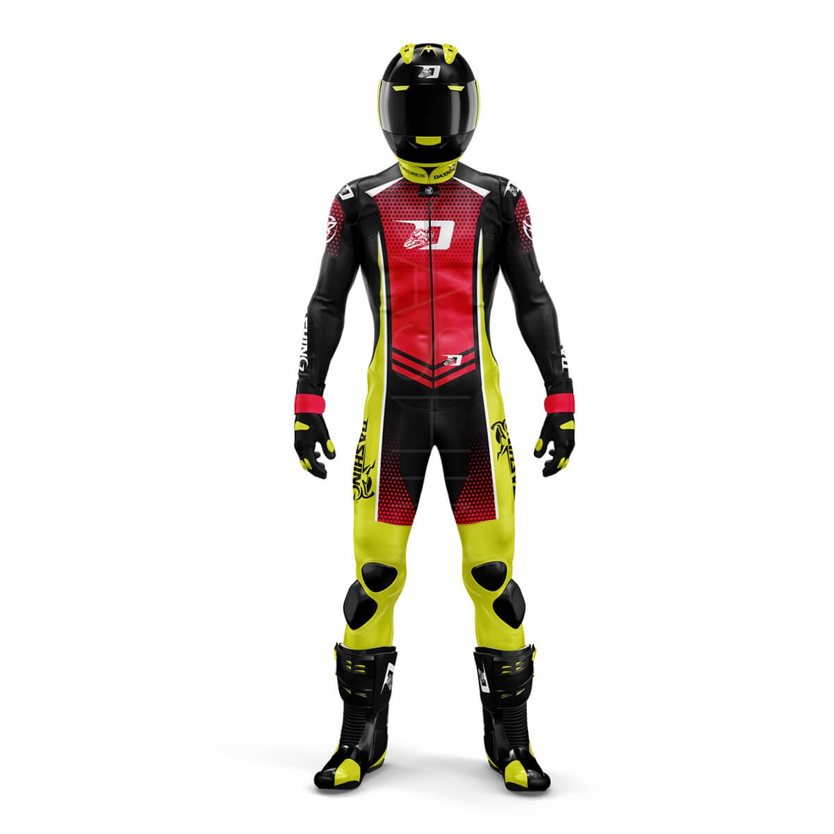 Dashing One Piece Motorbike Leather Suit